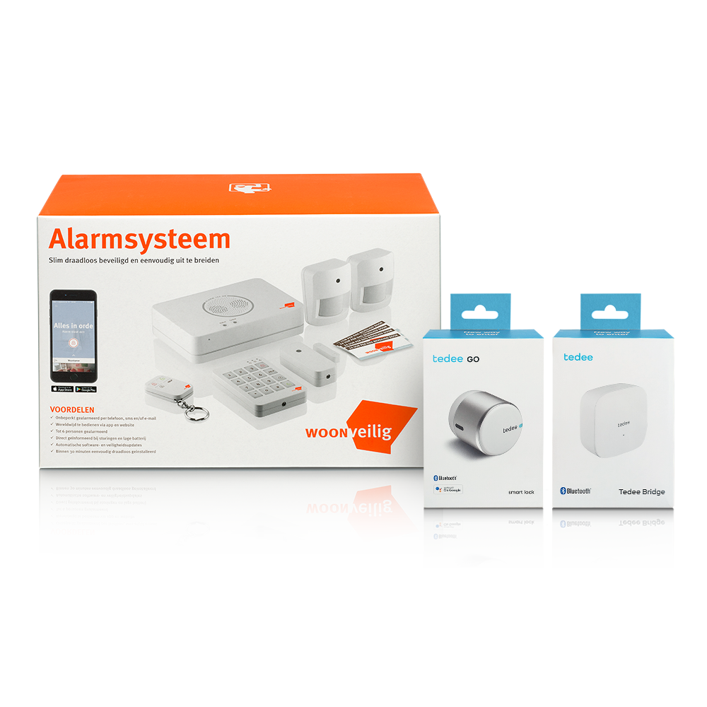 Voordeelbundel: Alarmsysteem + slim slot